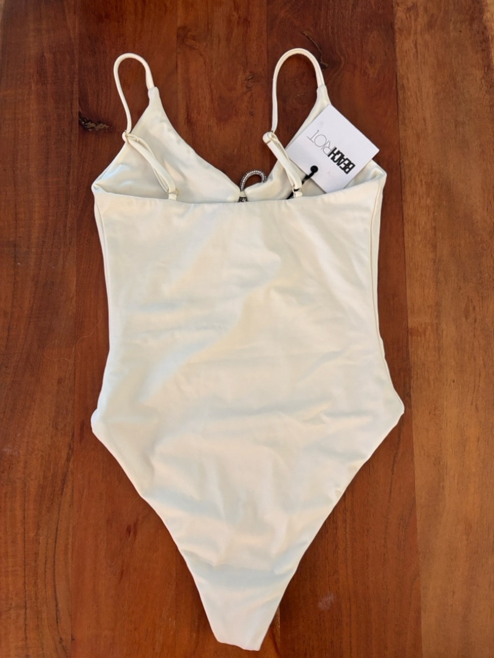 Beach Riot x Madison LeCroy Priscilla one piece swimsuit in ivory - Picture 3 of 10